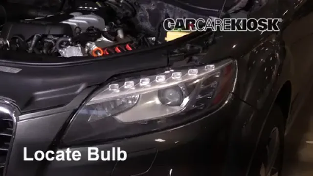 2013 Audi Q7 Premium 3.0L V6 Supercharged Luces Luz de marcha diurna (reemplazar foco)